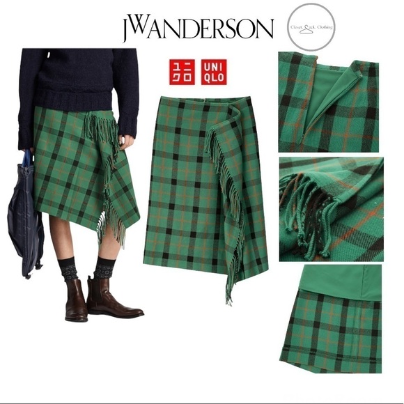 Uniqlo Dresses & Skirts - Uniqlo x JW ANDERSON WOMEN FRINGE SKIRT